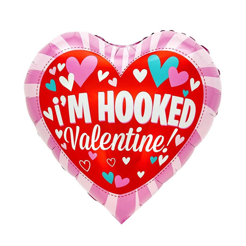 Vacation Minimalist Heart Shape Aluminum Film Travel Daily Balloons