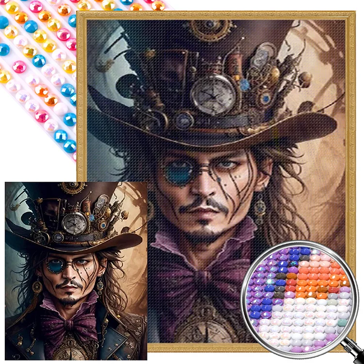 Mechanic 40*50CM(Canvas) AB Round Drill Diamond Painting gbfke