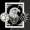 Diamond Painting-DIY Special Shaped Drill Pearl Painting Eagle(30x40cm)