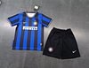 Joyfball 2009/2010 Kids Size Retro Internazionale Milan Home Football Shirt 1:1 Thai Quality