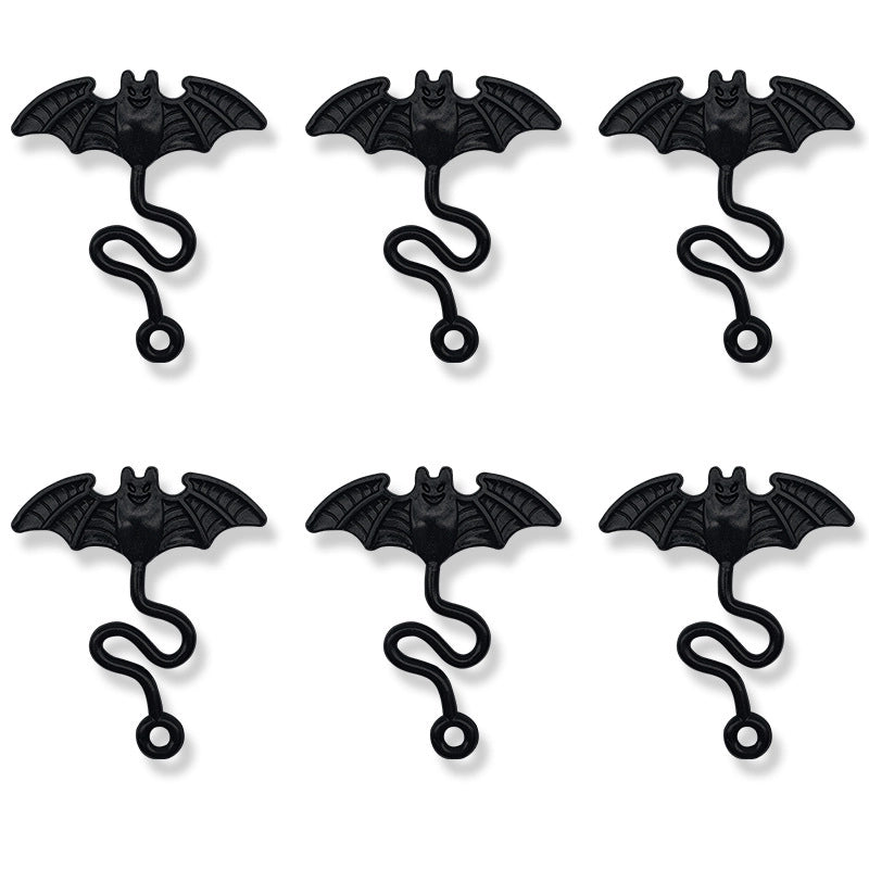 New Soft Toy Elastic Death Bat Halloween Creative Trick Climbing Wall Decompression Sticky Toy