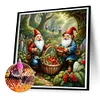 Diamond Painting -DIY Round Drill Forest Gnomes
