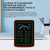 18 In 1 Air Quality Monitor Indoor Real-Time Air Detector for Home Office School