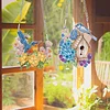 2Pcs Blumen und Vögel - 5d DIY Handwerk Anhänger