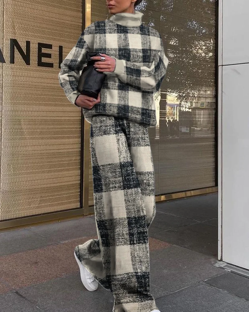 Women‘s Loose Casual Two-Piece Suit 44ea