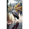 (US Local)Crane-11CT Stamped Cross Stitch Kit(40x70cm)