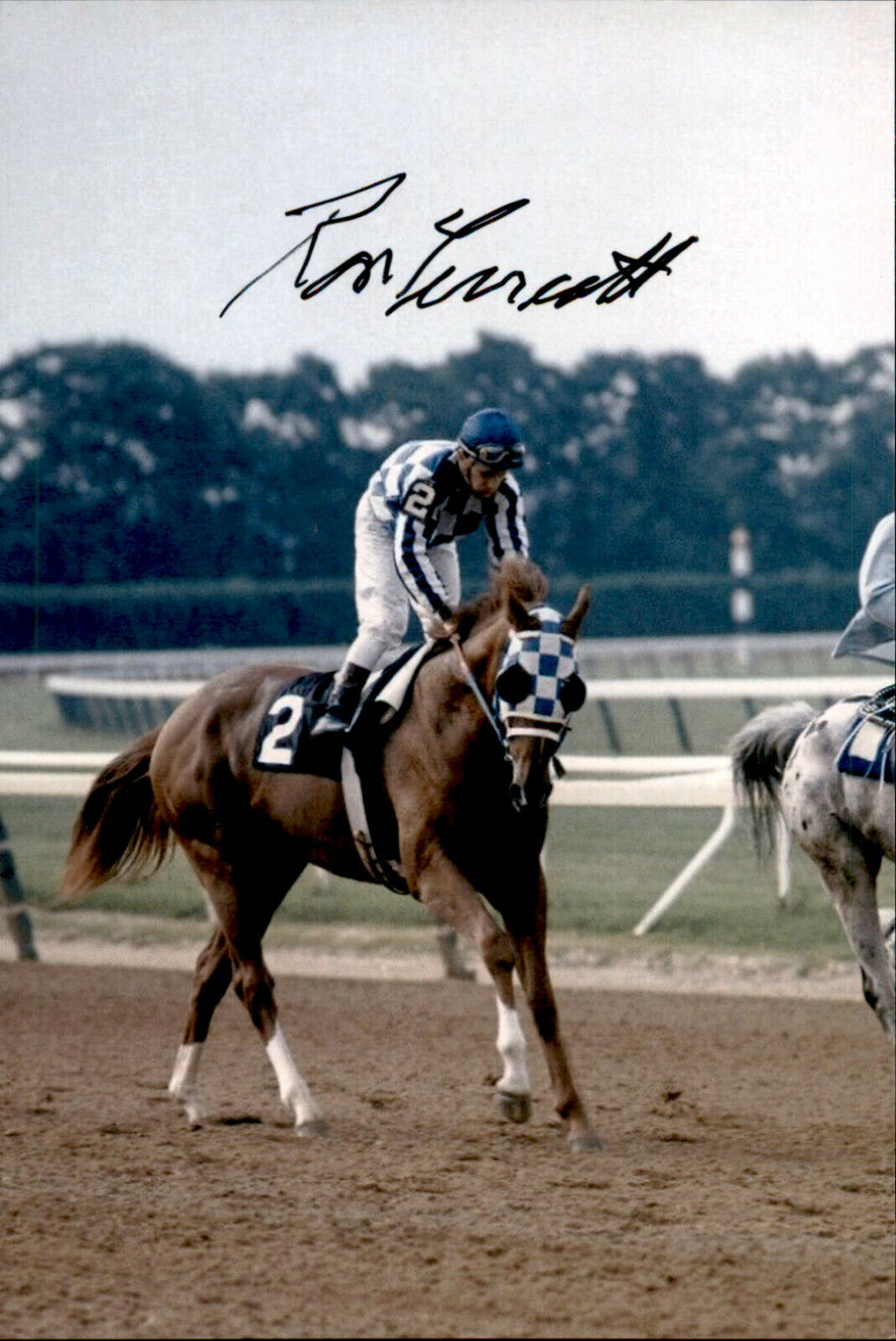 Ron Turcotte SIGNED autographed 4x6 Photo Poster painting TRIPLE CROWN SECRETARIAT JOCKEY HOF #5