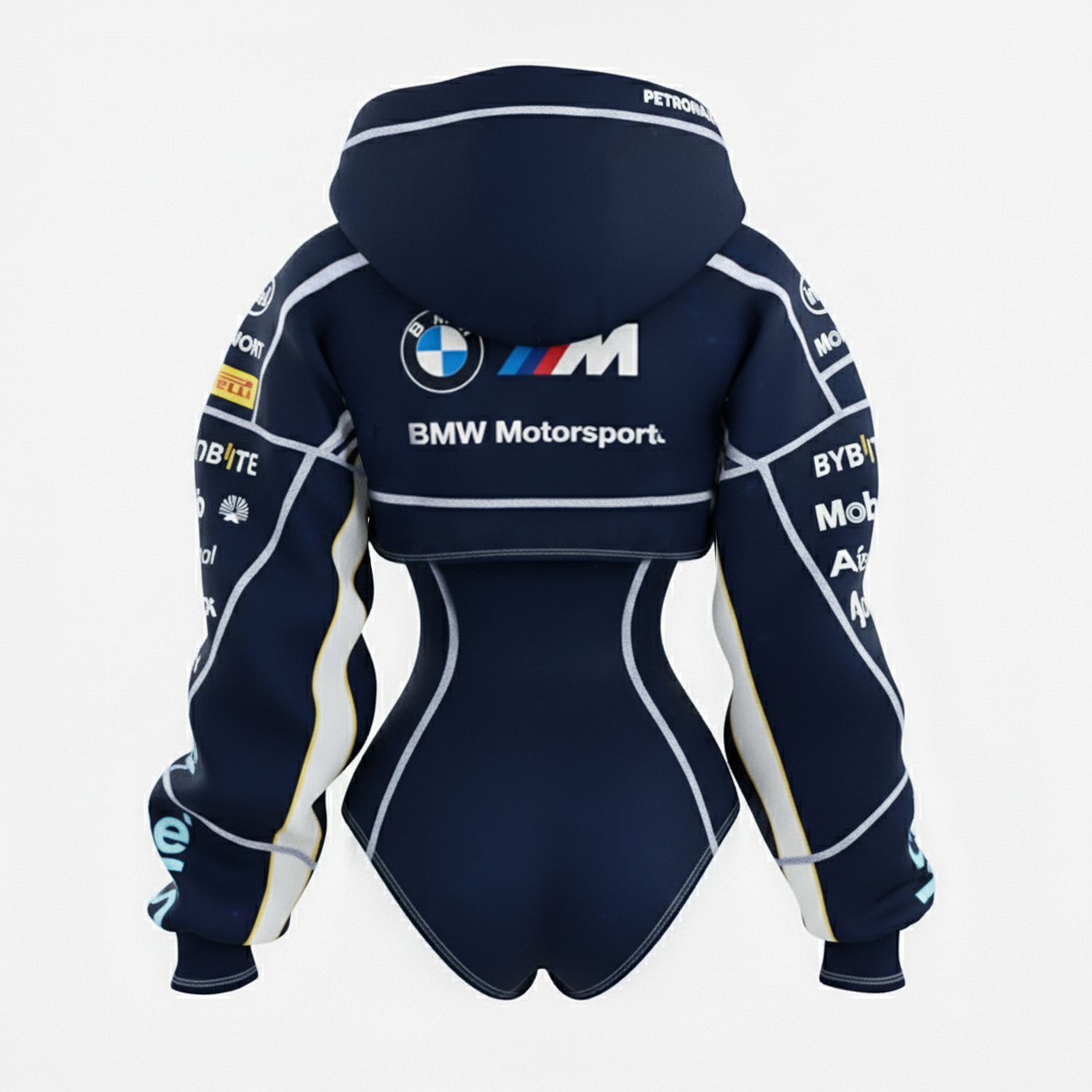 2026 New Women's Racing Team Logo Digital Print Irregular Cut Suit
