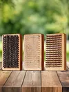 3Pcs Ski Waxing Brush Kit Portable Ski Snowboard Tuning Brush for Outdoor Skiing
