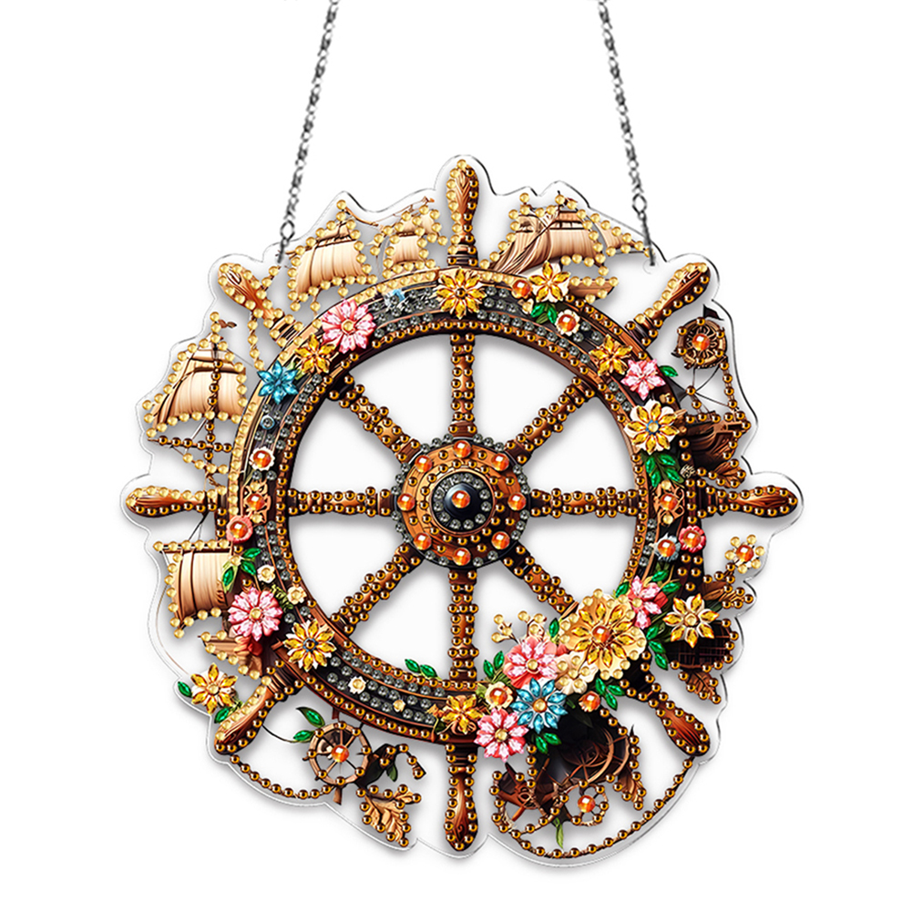 Acrylic Special Shape Anchor 5D DIY Diamond Painting Hanging Pendants