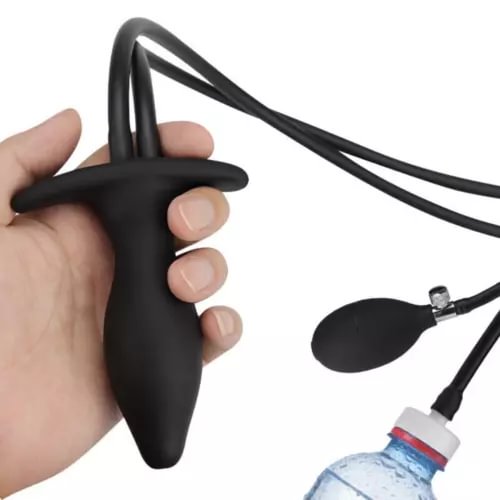 pornhint Pornhint Inflatable Colon Cleanser Shower Enema Douche Nozzle Silicone Anal Cleaner Women Libido