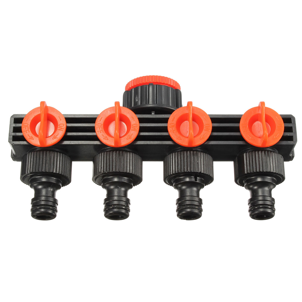 

1/2 4-Way Garden Hose Splitter Water Connector Distributor for Tap Faucet, 501 Original