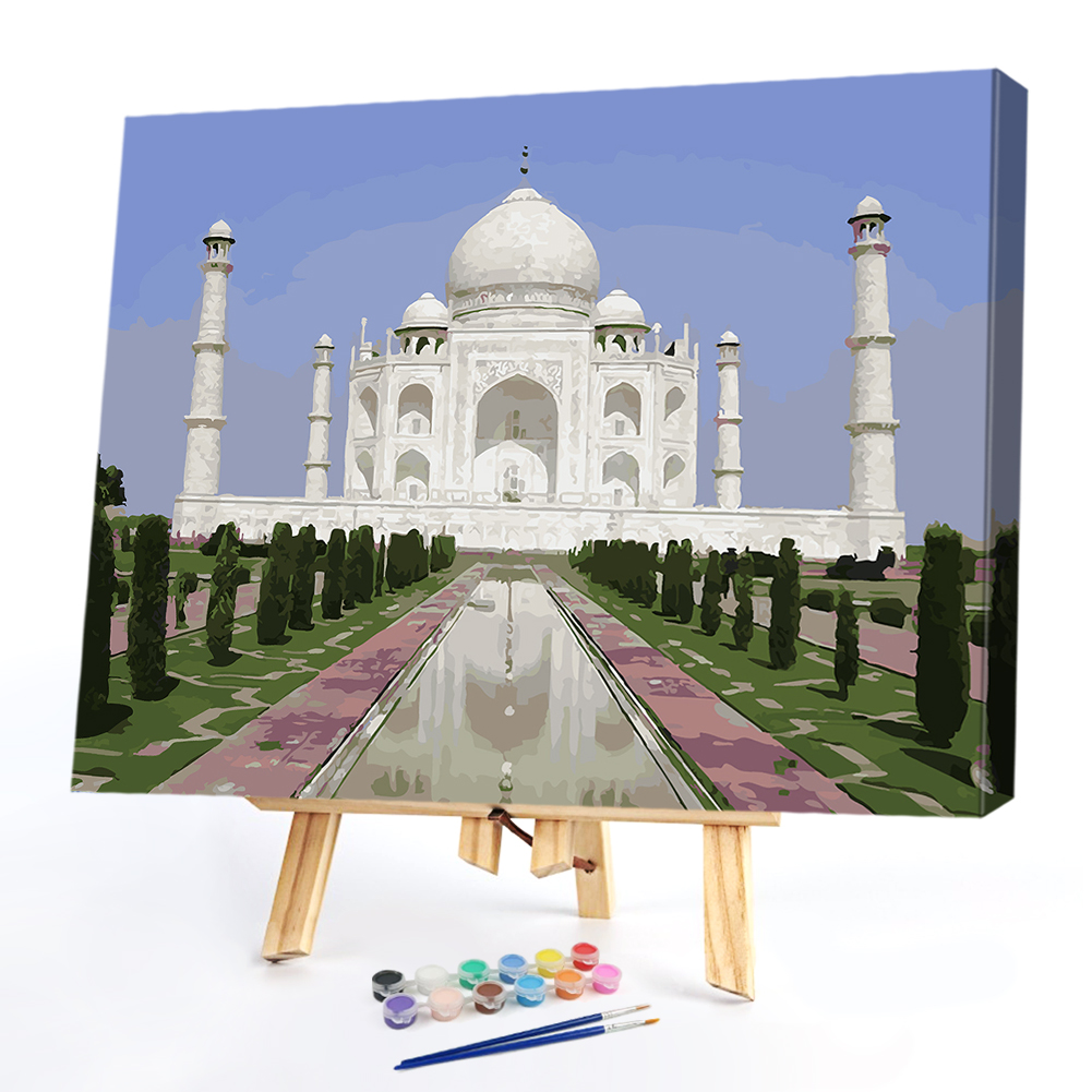 

40*50CM Paint By Numbers-Building, 501 Original