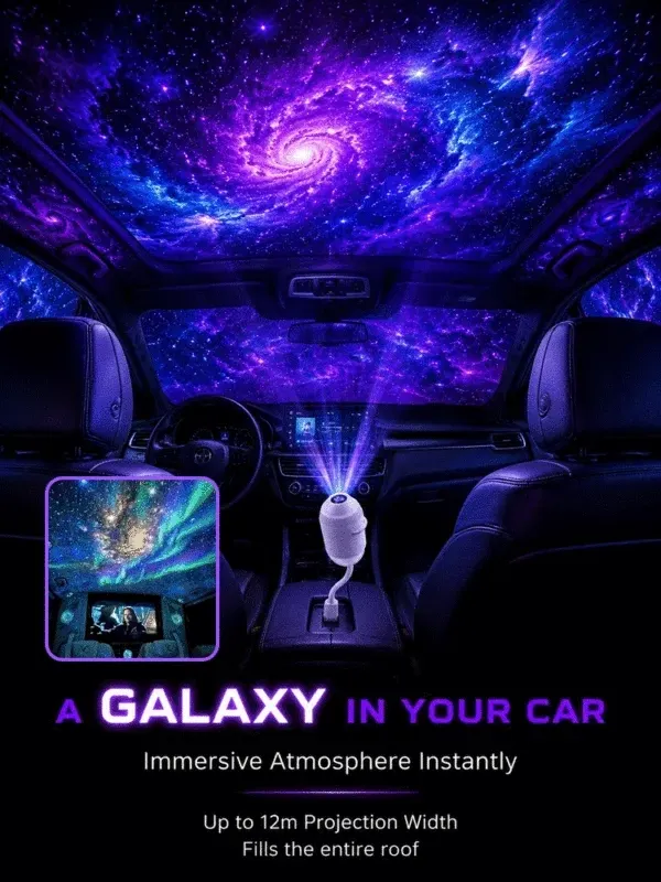 GALAXY&trade; Home & Car Star Projector | Exclusive Vegas Sphere Tech, Instant 360&deg; Panoramic Galaxy
