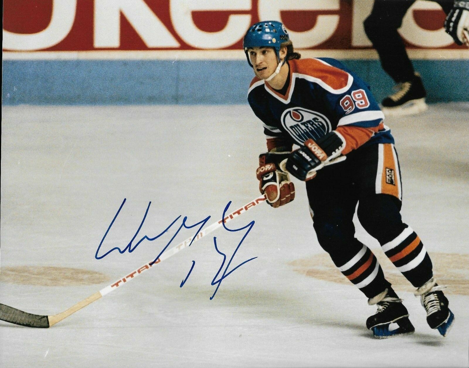 Wayne Gretzky Autographed Signed 8x10 Photo Poster painting ( HOF Oilers ) REPRINT