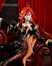 [Wetrose] In Stock SSR Mavuika Genshin Impact Natlan Cosplay Costume Wig Full Set