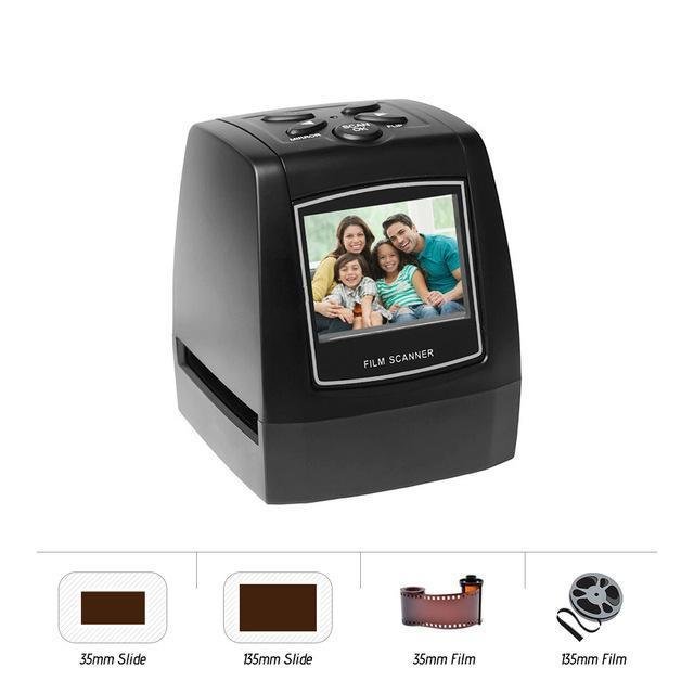All-In-1 High-Resolution 14MP/22MP Film HD Convert Photo Slide Scanner
