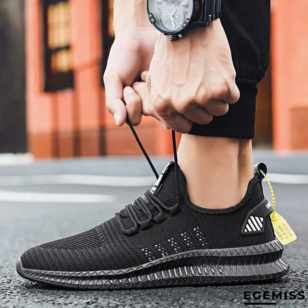 Men's Summer / Fall Sporty / Casual Athletic Daily Trainers / Athletic Shoes Running Shoes / Fitness & Cross Training Shoes Tissage Volant Breathable Black / White / Black / Yellow / Orange / Black | EGEMISS