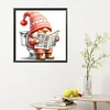 Toilette gnome-plein rond diamant peinture-30 * 30cm