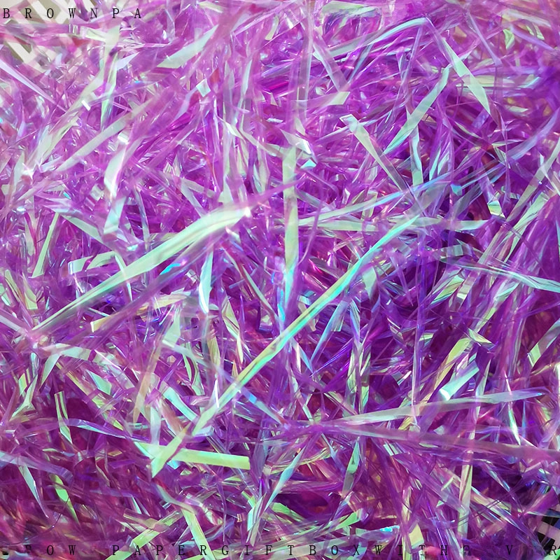 Magic Color Raffia Grass Shredded Paper Silk Filler Factory Gift Box Accessories Diy Material Handmade Factory Direct Sales