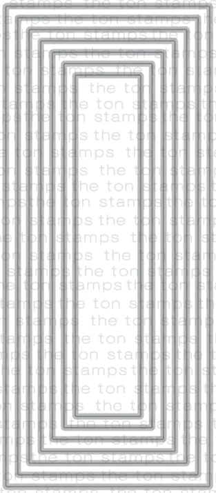 Piggy Craft metal cutting dies cut die mold Various rectangular frames Scrapbook paper craft knife mould blade punch stencils