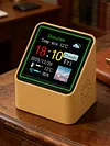 Smart WiFi Weather Forecast Station Clock with Temperature Humidity Display Date Weather Digital Clock Station for Kitchen Bathroom Office Bedroom Home