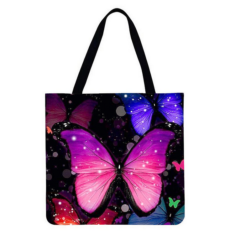 Butterfly - Linen Tote Bag