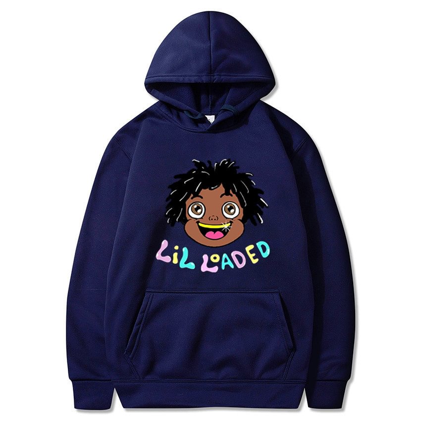 Rip Lil Loaded Print Hoodie Rapper Sweatshirt