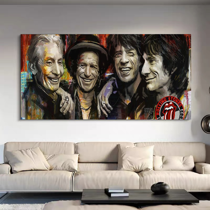 Original Rolling Stones Canvas Print Art