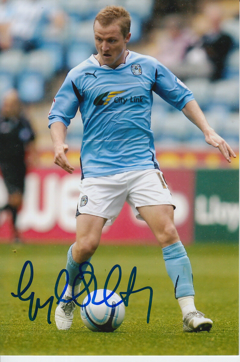 COVENTRY CITY HAND SIGNED GARY MCSHEFFREY 6X4 Photo Poster painting 4.