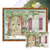 (Stamped/Counted) Afternoon Garden-14CT Cross Stitch 43*32cm/16.93*12.6in