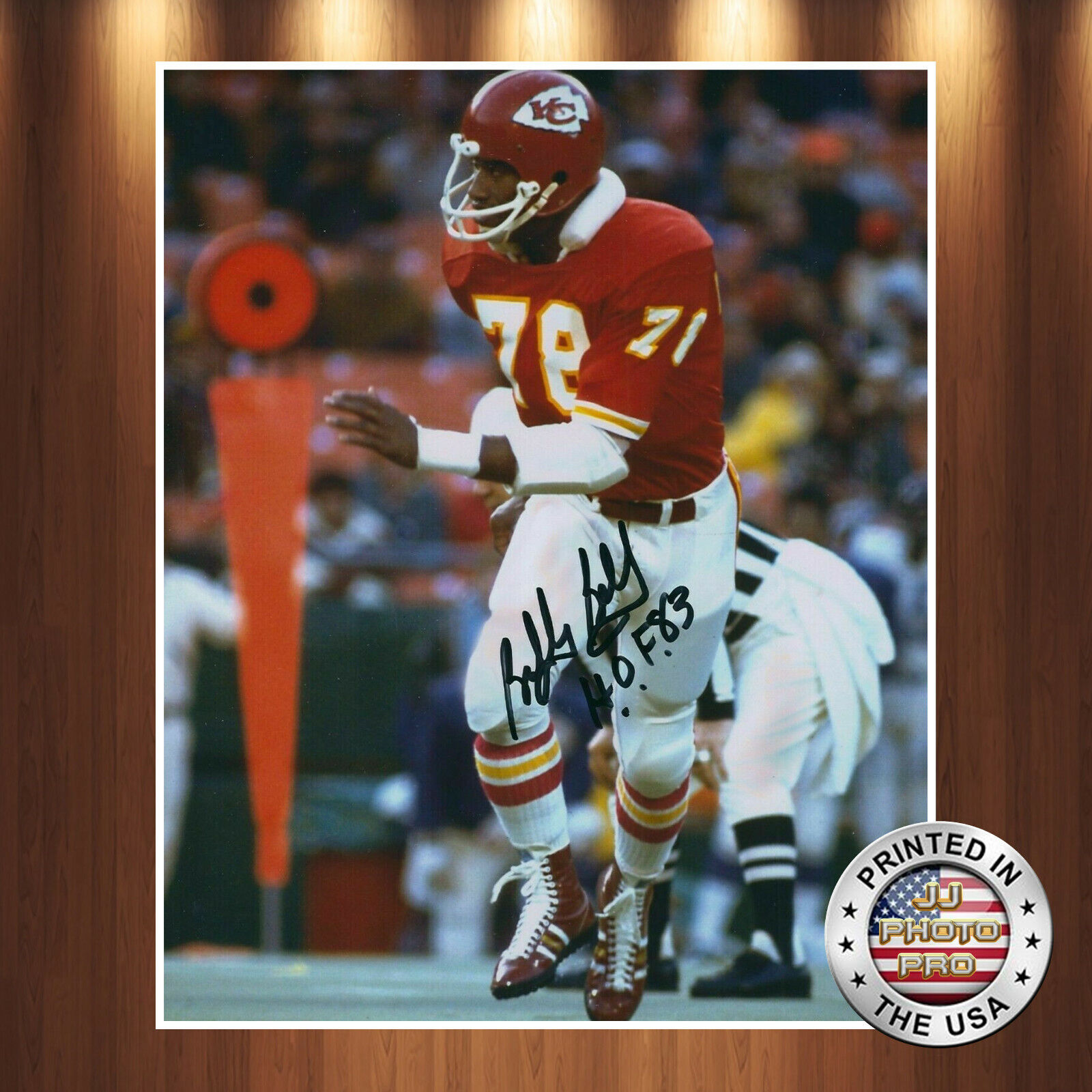 Bobby Bell Autographed Signed 8x10 Photo Poster painting (HOF Chiefs) REPRINT