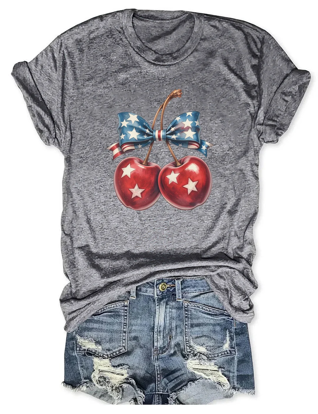 4th of July Cherry T-shirt