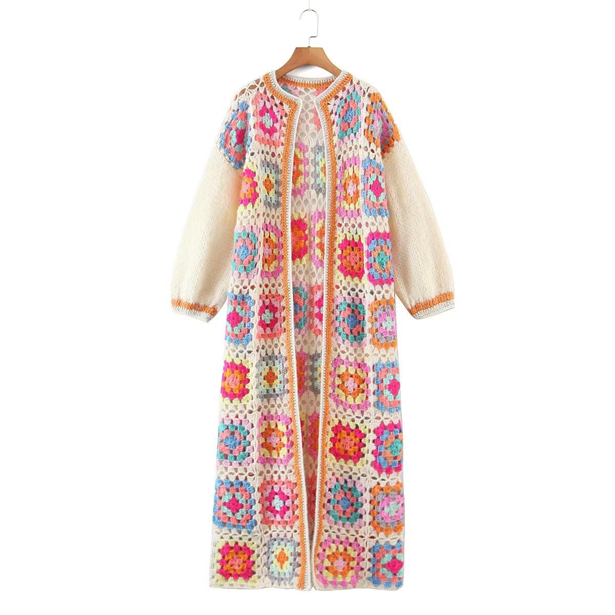  thdmladies Rose Carmine pieces Pastel Patchwork Coat thedmladies