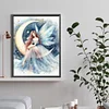 Diamond Painting-DIY Full Round Drill Moon Fairy