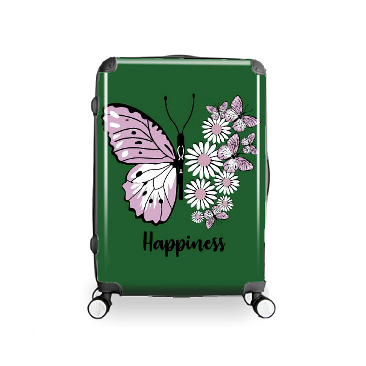 Floral Happiness, Butterfly Hardside Luggage