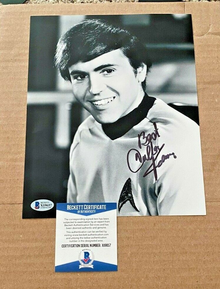 WALTER KOENIG SIGNED STAR TREK 8X10 Photo Poster painting BECKETT CERTIFIED BAS