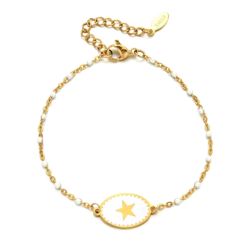 Minimalist Star Stainless Steel Bracelets In Bulk