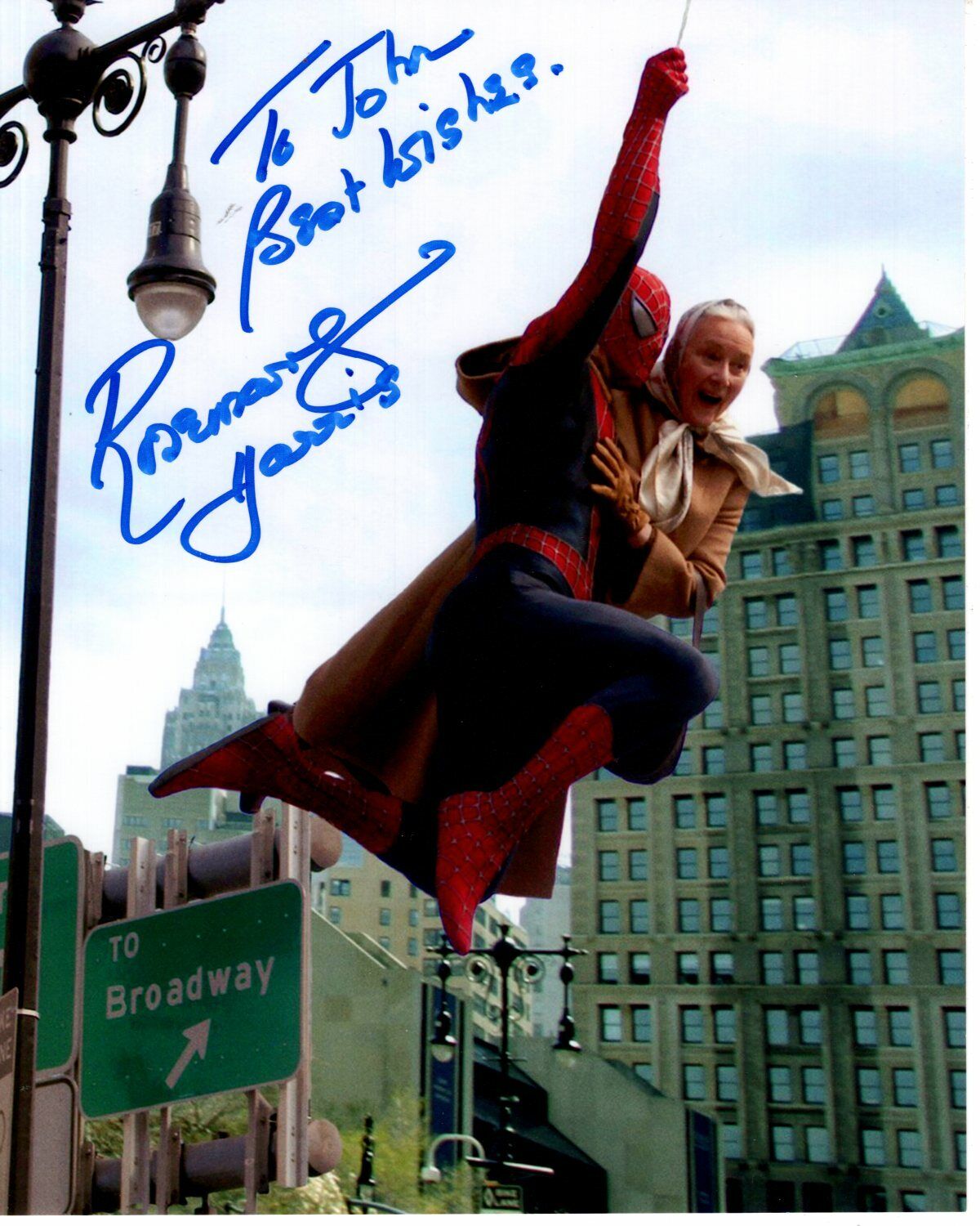 ROSEMARY HARRIS Autographed Signed SPIDER-MAN MAY PARKER Photo Poster paintinggraph - To John