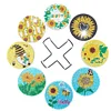 8pcs Diamond Painting Drink Coasters Cup Coasters for Adults Kids