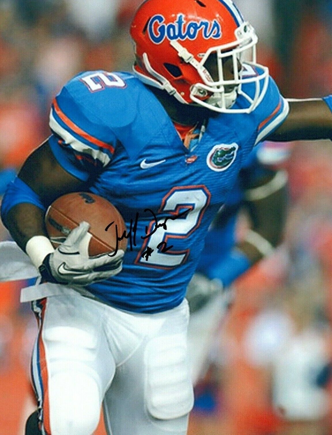 Jeff Demps Florida Gators Signed 8x10 Autographed Photo Poster painting COA