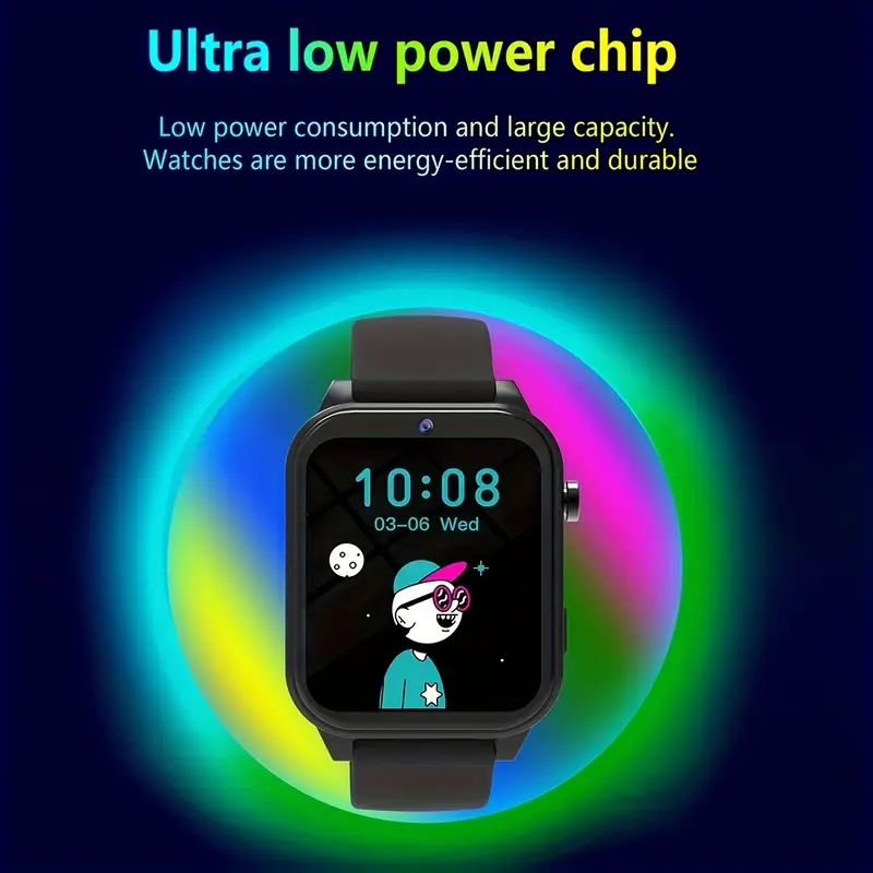 multi game educational watch gaming smartwatch high definition touchscreen camera music player alarm clock calculator led lighting gift birthday gift Product details 1