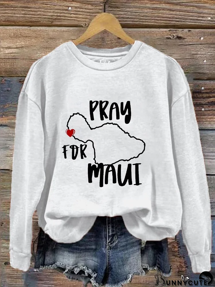 Women's Maui Strong Print Sweatshirt