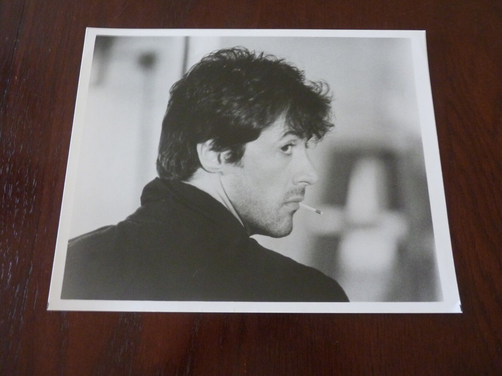 Sylvester Stallone Rocky Sexy 8x10 B&W Promo Photo Poster painting