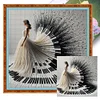 (Stamped/Counted) Piano Girl-11CT Cross Stitch 40*40cm