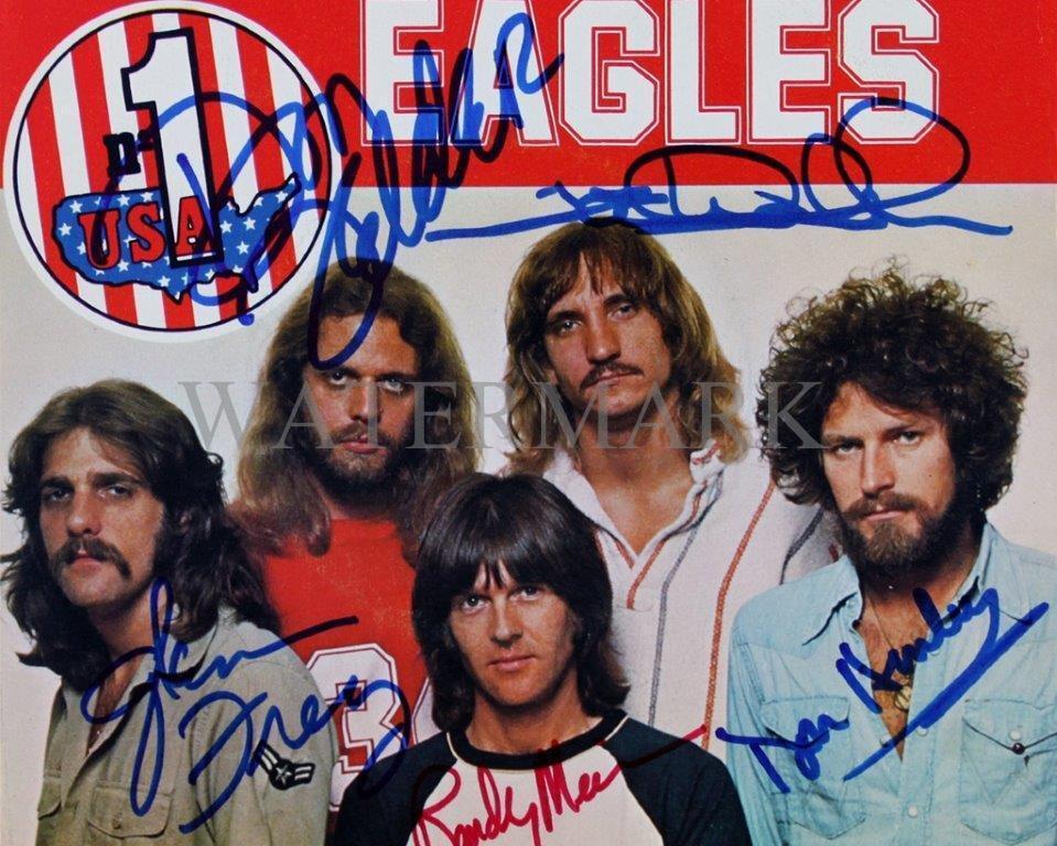 REPRINT - EAGLES Don Henley - Glenn Frey Signed 8 x 10 Glossy Photo Poster painting Poster RP