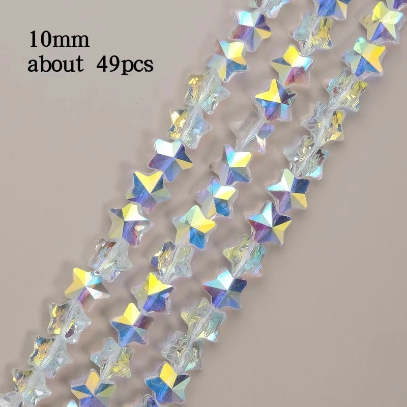 1 Set Hole 1~1.9mm Glass Geometric Beads