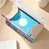 DIY Diamond Art Tissue Box Holder Butterfly Flower PU Leather Diamond Art Desktop Organizer Resin Rhinestone Storage Organizers Gem Art Home Office Decor Craft Gift