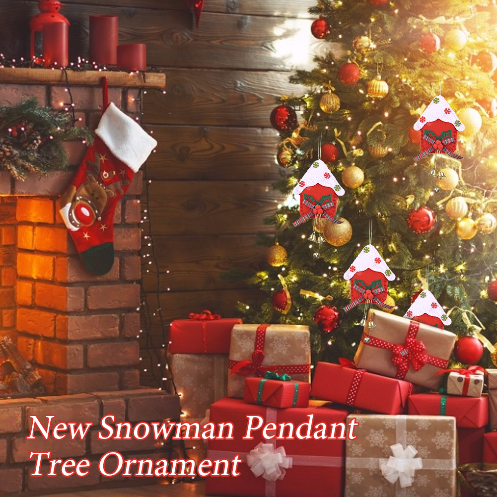

Creative Snowman Santa Claus Pendant Ultrasonic Non-Woven Festival Ornament, 501 Original