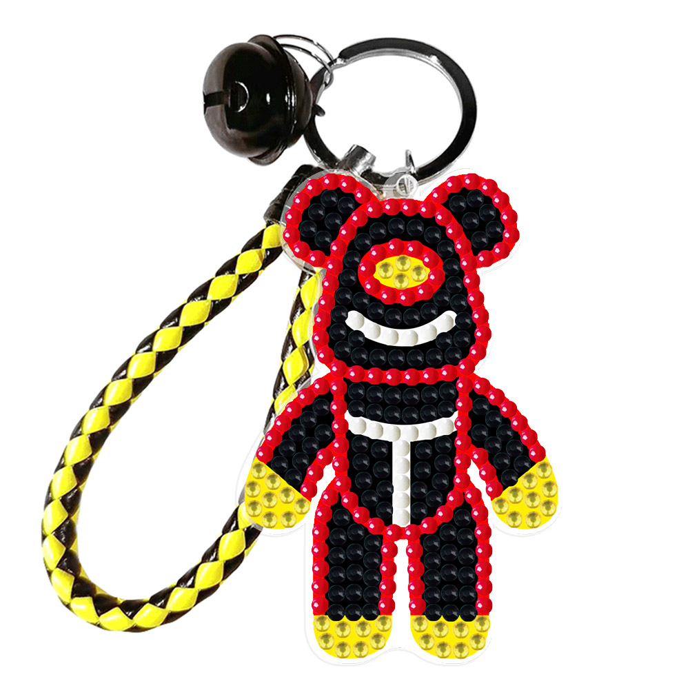 

1pcs Bear Double Sided - 5D DIY Craft Keychain, 501 Original